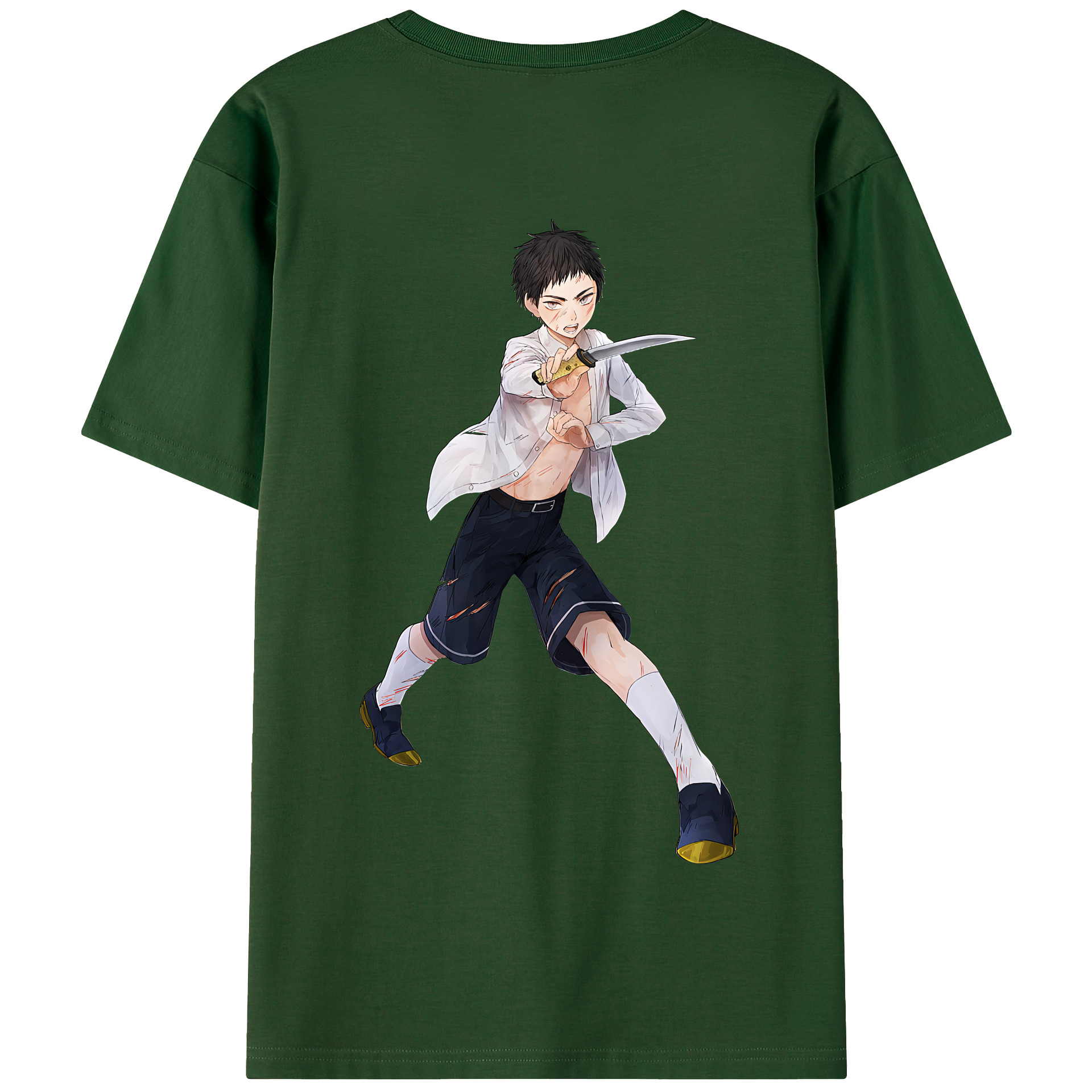 （画像用） 刀剣乱舞 Touken Ranbu 綿100％半袖Tシャツ（背面プリント）